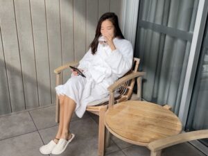 working on phone, tablet, planning a multi-destination travel