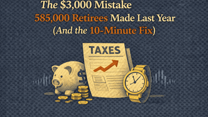 The $3,000 Mistake 585,000 Retirees Made Last Year (And the 10-Minute Fix)