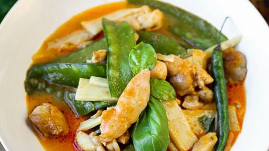 Thai Red Chicken Curry - an authentic thai coconut curry recipe that