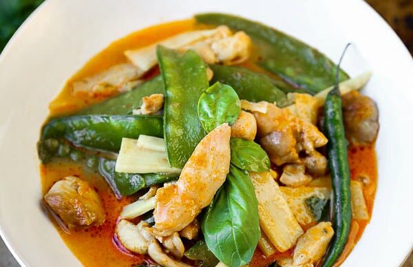 Thai Red Chicken Curry - an authentic thai coconut curry recipe that