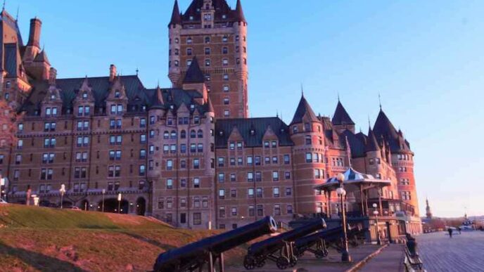 Chateau Frontenac, where to stay in quebec city