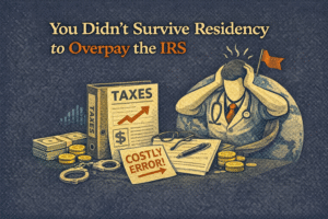 You Didn't Survive Residency to Overpay the IRS