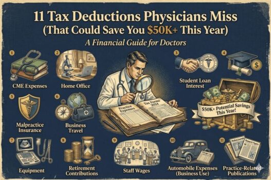 11 Tax Deductions Physicians Miss (That Could Save You $50K+ This Year)