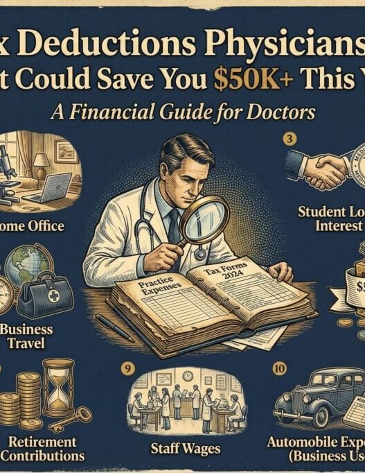 11 Tax Deductions Physicians Miss (That Could Save You $50K+ This Year)