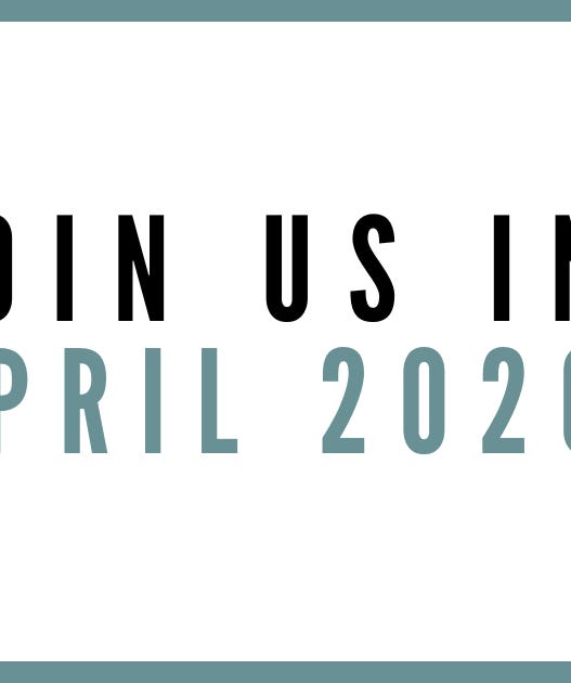 Join Us for Our April Community Calls