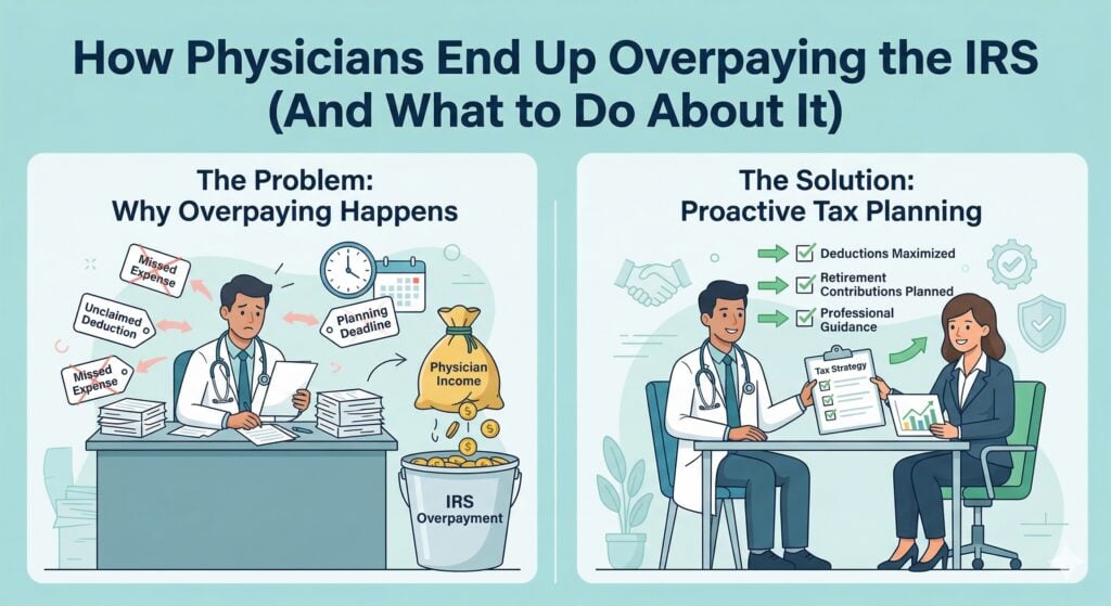 How Physicians End Up Overpaying the IRS (And What to Do About It)