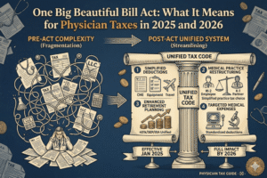 One Big Beautiful Bill Act: What It Means for Physician Taxes in 2025 and 2026
