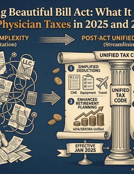 One Big Beautiful Bill Act: What It Means for Physician Taxes in 2025 and 2026