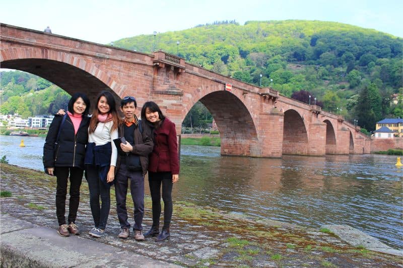 things to do in Heidelberg Germany old bridge family