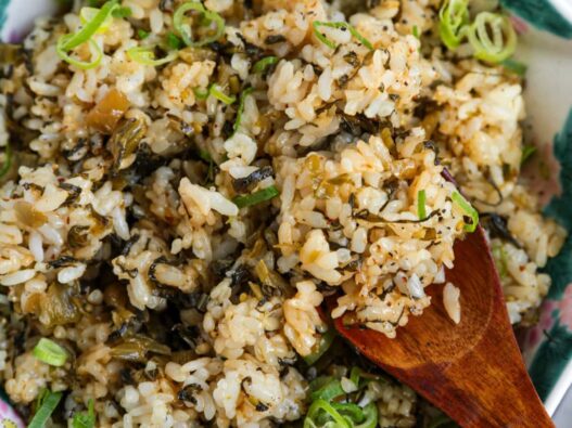 Takana Chahan (Japanese Mustard Green Fried Rice)