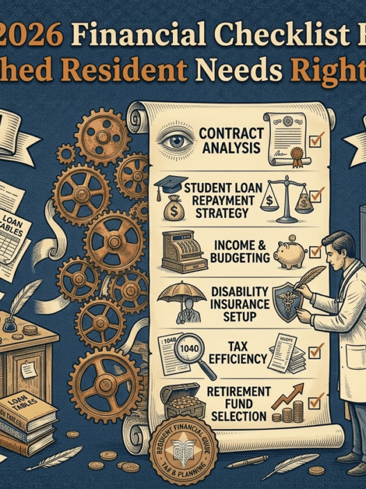 The 2026 Financial Checklist Every Matched Resident Needs Right Now