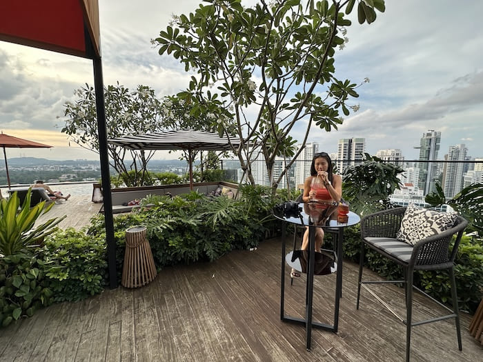 rooftop bar , artyzen singapore hotel review