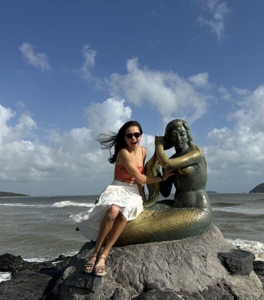 Mermaid Statue at Hat Yai, Thailand
