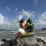 Mermaid Statue at Hat Yai, Thailand