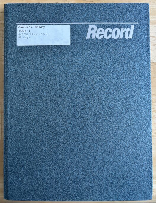 30 Years of My Diary – Jamie Todd Rubin