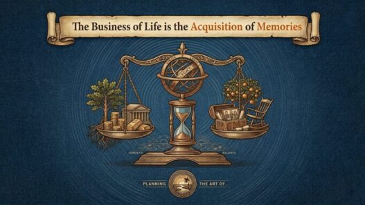 The Business of Life is the Acquisition of Memories