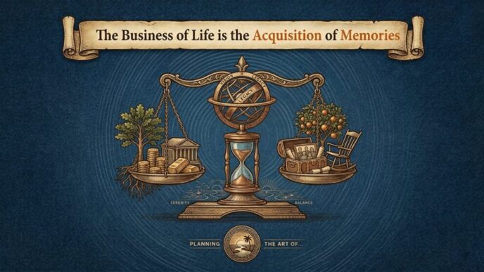 The Business of Life is the Acquisition of Memories