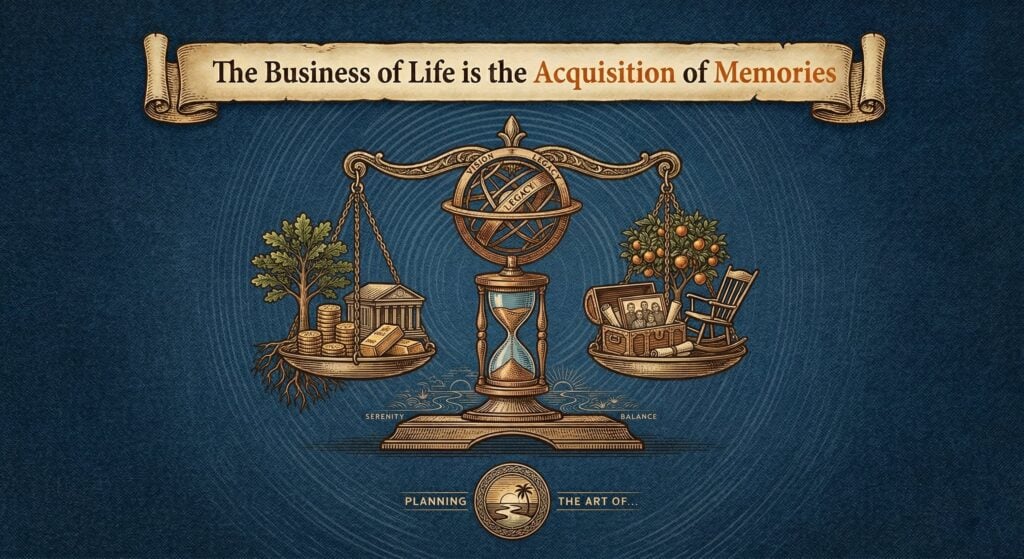 The Business of Life is the Acquisition of Memories