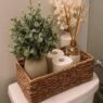 12 Back Of Toilet Decor Ideas For Your Bathroom That Look Cute