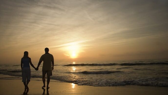 Couple on the beach, Fort Lauderdale, florida