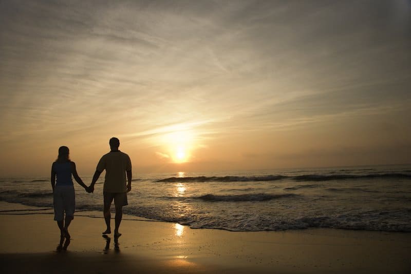 Couple on the beach, Fort Lauderdale, florida
