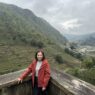 Terraced rice fields and mountain views in Sapa, Vietnam