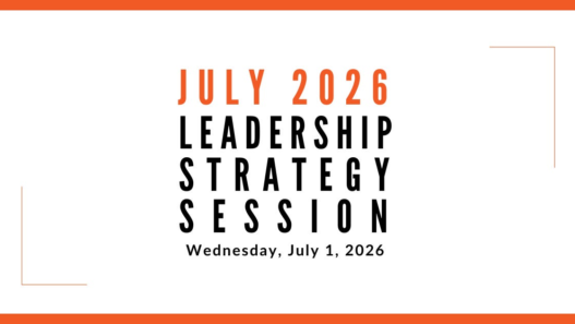 Join us for our next Leadership Strategy Session on July 1, 2026, 11am PDT