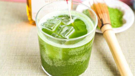 Matcha Whiskey Highball