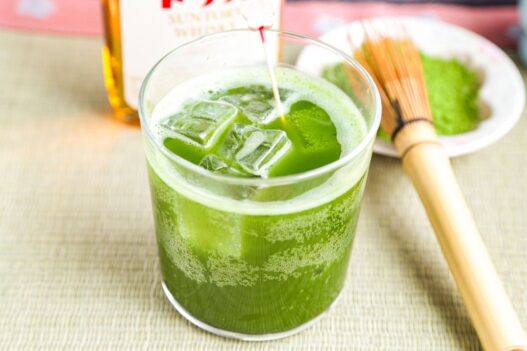 Matcha Whiskey Highball
